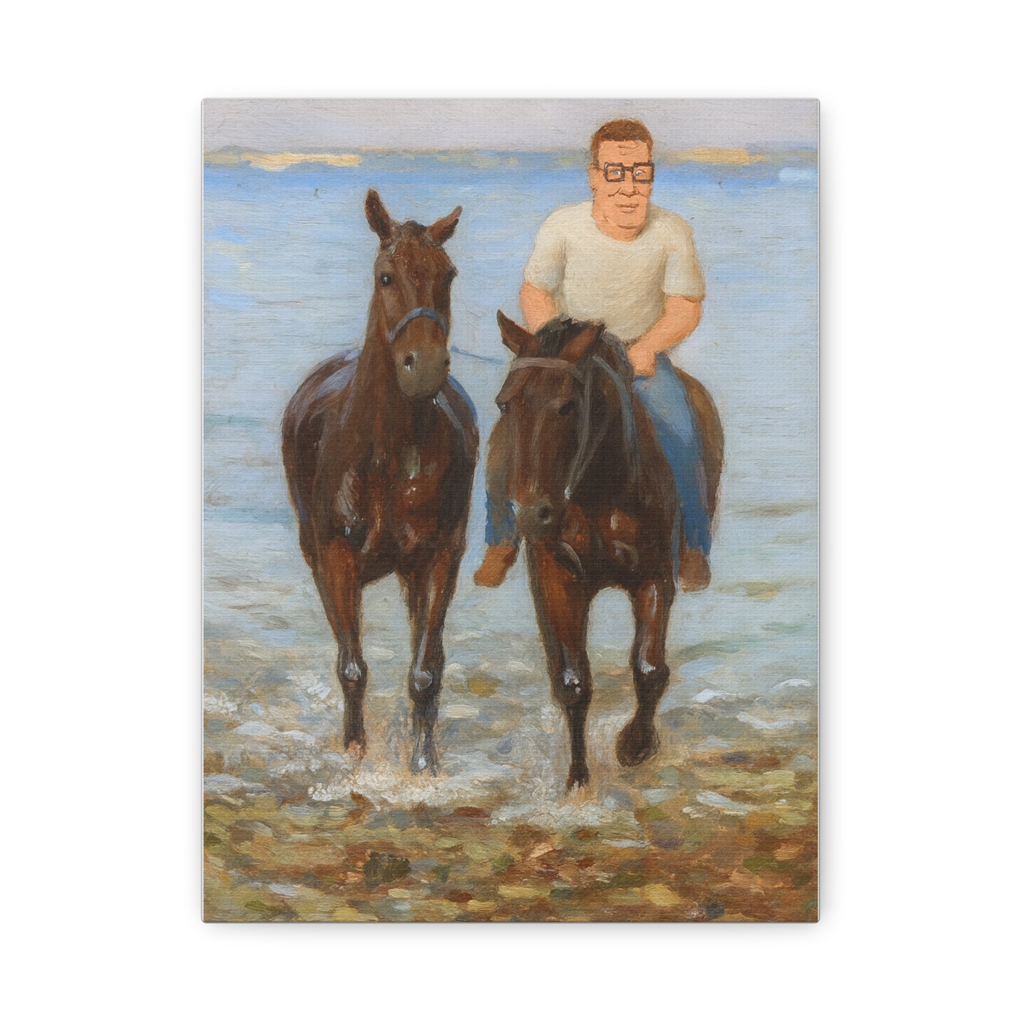 Hank Hill Canvas Painting